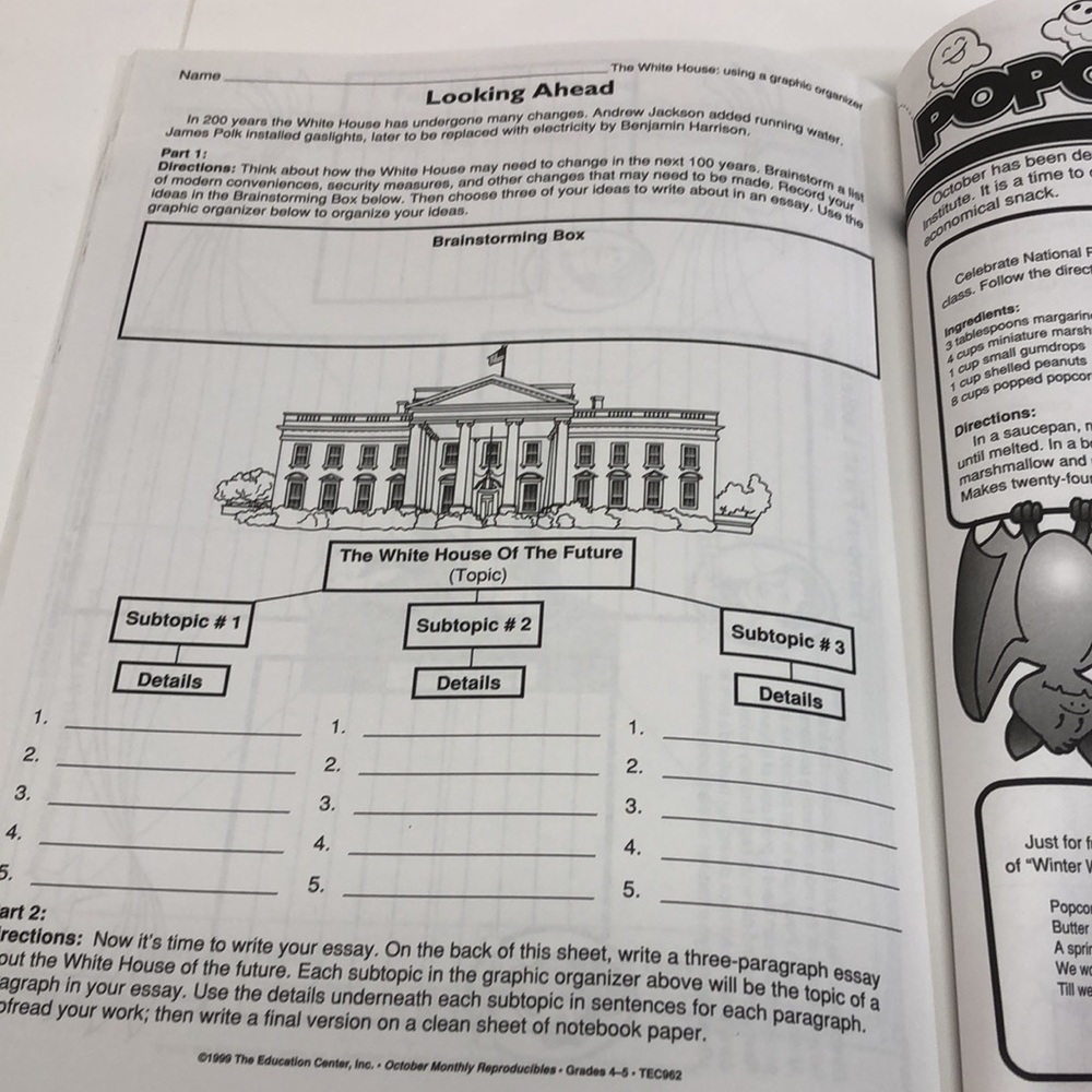 October Reproducible Activities Grades 4-5 - Picture 7 of 10